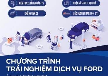 CHƯƠNG TRÌNH TRẢI NGHIỆM DỊCH VỤ TẠI HÀ NỘI FORD