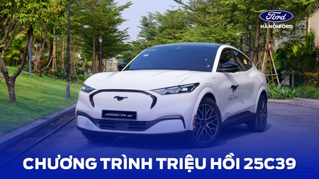 Chương trình triệu hồi tuân thủ 25C39 – Thay thế mô-đun điều khiển hệ thống chiếu sáng LED trên một số xe Mustang Mach-E 2025