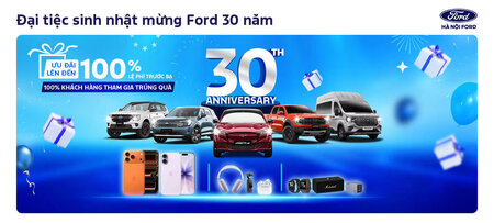 ĐÓN ĐẠI TIỆC SINH NHẬT FORD 30 NĂM CÙNG HÀ NỘI FORD
