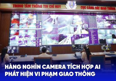 Sẽ lắp đặt hàng nghìn camera tích hợp AI phát hiện vi phạm giao thông trên toàn quốc