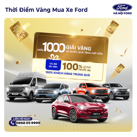 Thời Điểm Vàng Mua Xe Ford – Ưu Đãi Tháng 11/2025 Tại Hà Nội Ford