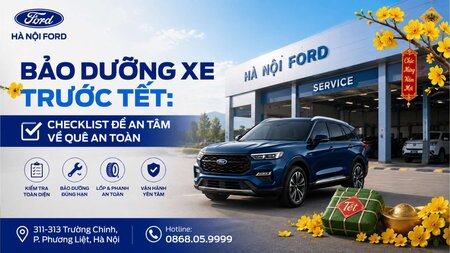 Top hạng mục cần bảo dưỡng xe trước tết