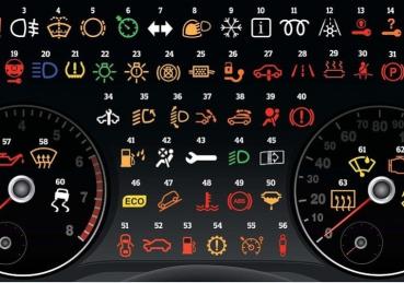  Ý nghĩa và cách nhận biết Đèn báo ô tô trên bảng taplo