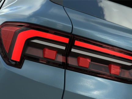 Thiết kế đuôi xe ấn tượng